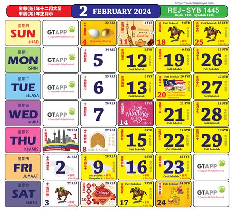 Calendar Malaysia 2024 - Calendar Malaysia