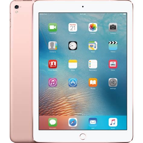 Apple 9.7" iPad Pro (256GB, Wi-Fi + 4G LTE, Rose Gold) MLYM2LL/A