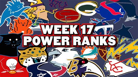 Very Honest NFL Power Rankings: Week 17 - YouTube