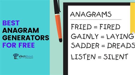 Anagram Generator: 11 Best FREE Anagram Generators in 2024