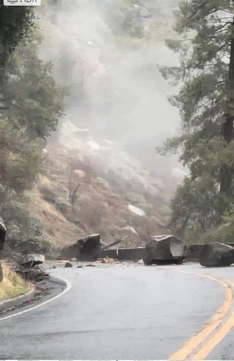 Rock Slide Closes Entrance To Yosemite | Sierra News Online