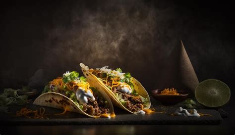 Premium Photo | Experience the flavors of mexico with these delicious tacos