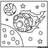 Asteroid Coloring Pages sketch template