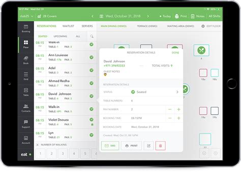 Restaurant Reservation Software | Eat App