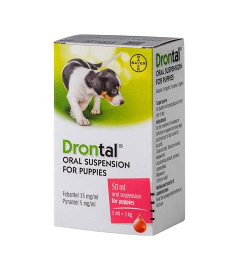 Drontal Oral Liquid Suspension 50ml Puppy Dewormer - Pet Warehouse | Philippines