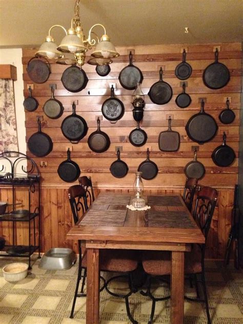 Top 10 French Cleat wall my husband built to hang my cast iron collection | French country ...