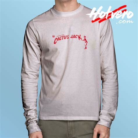 Travis Scott Mcdonalds Cactus Jack Spelling Long Sleeve Tee - Hotvero.com