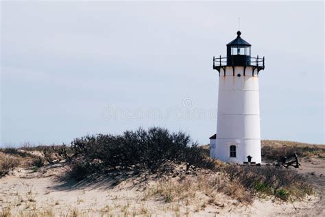 Race Point Lighthouse in Cape Cod Stock Photo - Image of meadow, house: 238840938