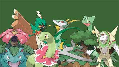 Pokemon All Grass Starters