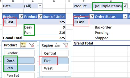 Excel Pivot Table Report Filter Tips-Examples-Videos