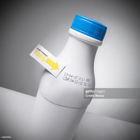 Milk Bottle Best Before Date High-Res Stock Photo - Getty Images