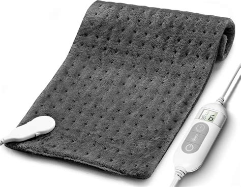 Amazon.com: Heating Pad for Back & Cramps Relief,Electric Heat Pad Fast Heat,6 Level Heat ...