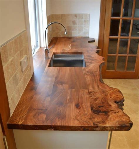 Things to Consider when Buying a Kitchen Worktop Live Edge Countertop, Wood Countertops, Rustic ...