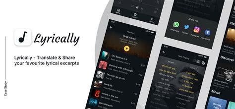 Lyrically-an app to translate & share your favourite lyrical excerpts ...