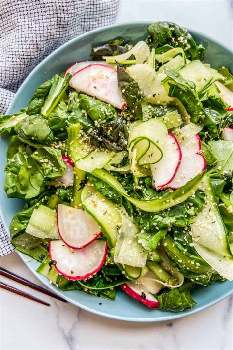 Tatsoi Salad Recipe - This Healthy Table