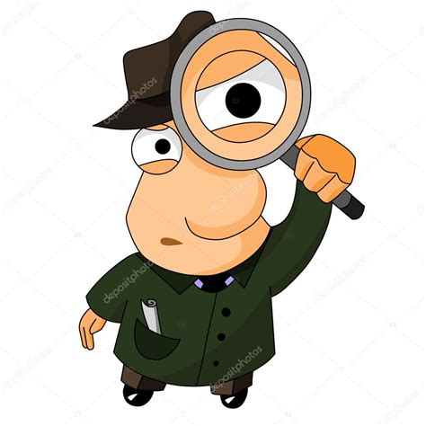 Detective with magnifying glass — Stock Photo © Regisser_com #11137007