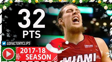 Kelly Olynyk Full Highlights vs Celtics (2017.12.20) - 32 Pts, 7 Reb - YouTube