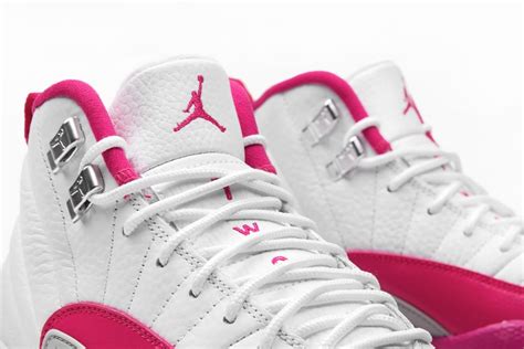 Air Jordan 12 GS White Dynamic Pink Release Date - Sneaker Bar Detroit