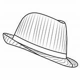 Stylish Hat Coloring Page For Kids  Free Hats Printable Pages sketch template