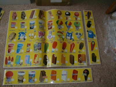 Wells Blue Bunny Ice Cream Truck Menu Sticker Decal 3' | #137817289