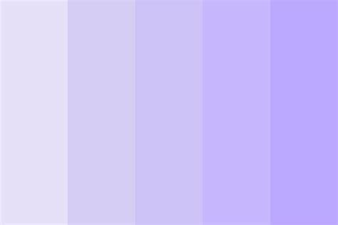 White to Light Purple Color Palette