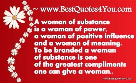 Strong Woman Of Substance Quotes - Animaltree