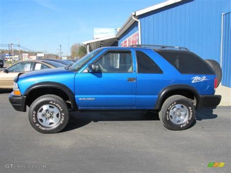 Space Blue Metallic 2000 Chevrolet Blazer ZR2 4x4 Exterior Photo #56296041 | GTCarLot.com