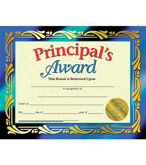 Hayes Principals Award Certificate, 30 Per Pack, 6 Packs | JOANN