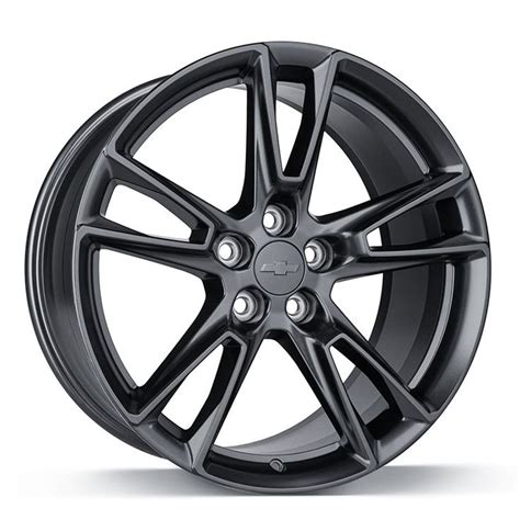 2019 Camaro 20 inch Wheel, 5-Split-Spoke, Front or Rear, Satin Black, 8.5 | 2019 camaro ...