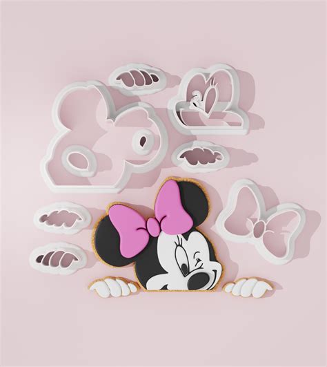 Big Minnie Mouse Cookie Cutter 102