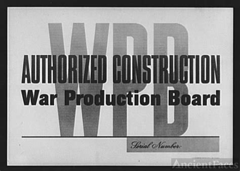 WPB (War Production Board) poster. This is the official...