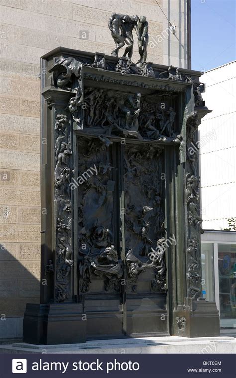 the gates of hell,sculpture by Auguste Rodin,1880-1917,art Stock Photo ...