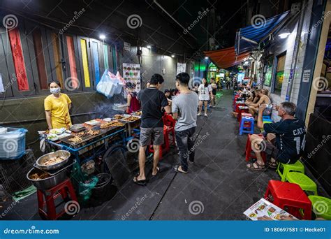 Nightlife of the City of Saigon in Vietnam Editorial Photo - Image of ...