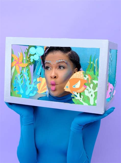 How to make an Aquarium Costume - Damask Love | Diy halloween costumes ...