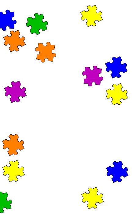 Puzzle Border Clip Art at Clker.com - vector clip art online, royalty ...