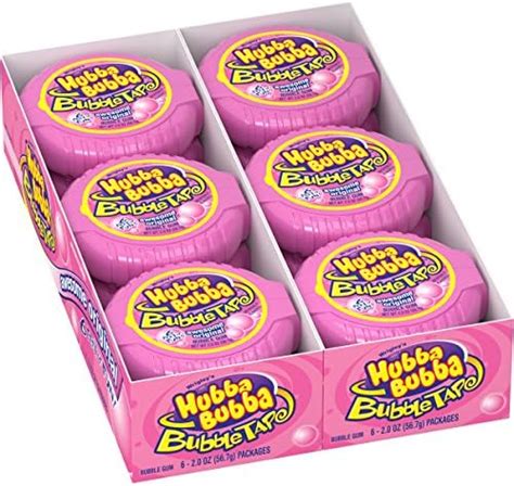 Hubba Bubba Original Bubble Tape And Hubba Bubba Sour Blue Raspberry ...