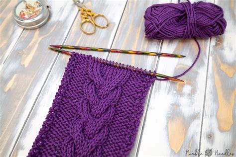 How to knit the Horseshoe Cable (Double Cable) stitch pattern