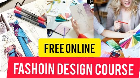 Free online FASHION Design Course / learn At Home Fashion design - YouTube