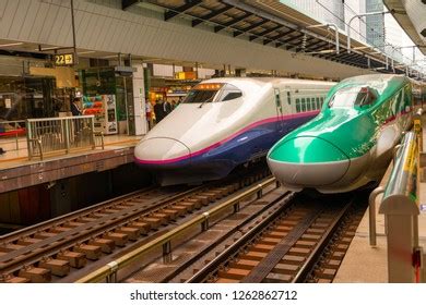 Tokyojapan November 7 2018 Shinkansen Hayabusa Stock Photo 1262888341 | Shutterstock