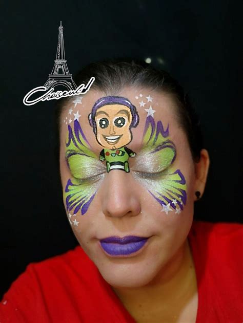 Buzz lightyear face paint Toy story | Face painting easy, Face painting tutorials, Face painting