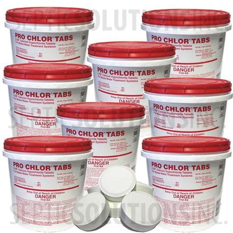 Pro-Chlor 8-Pack of 2lb Pails of Septic Chlorine Tablets - 47116 - Free ...