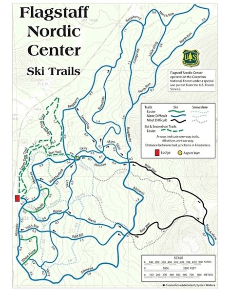 Flagstaff Nordic Center Trail Map | Liftopia