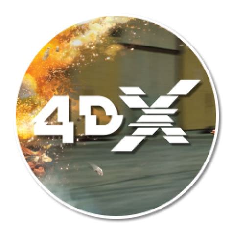 the logo for 4dx