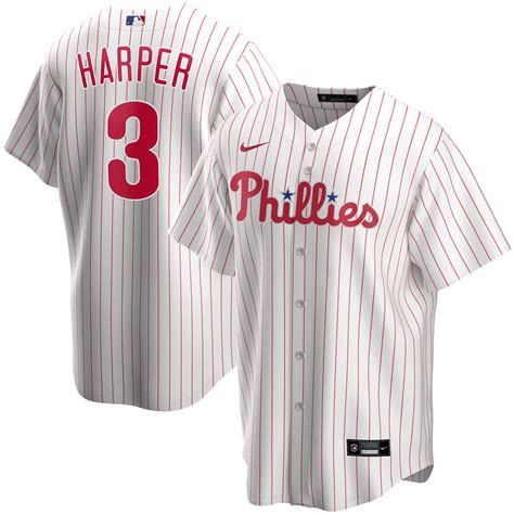 Youth Philadelphia Phillies Bryce Harper Nike White Home Replica Player ...