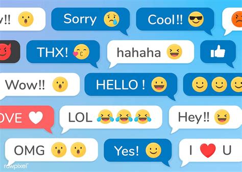 Social media emoji in speech bubbles patterned background vector | free image by rawpixel.com ...