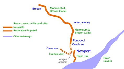 √ Brecon Canal Walk Map