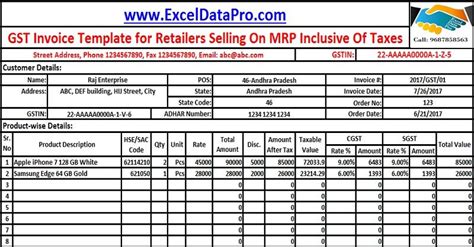 Favorite Reverse Charge Invoice Format Under Gst In Excel Tax Expenses ...