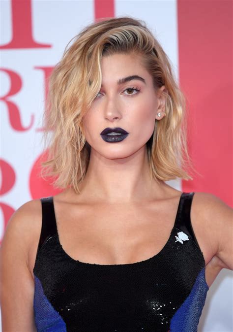 Hailey Bieber at the Brit Awards 2018 | Hailey Baldwin Best Hair ...