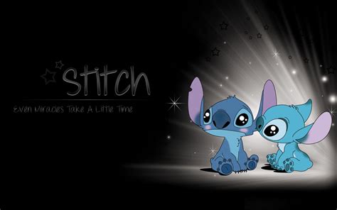 Aesthetic Stitch Desktop Background