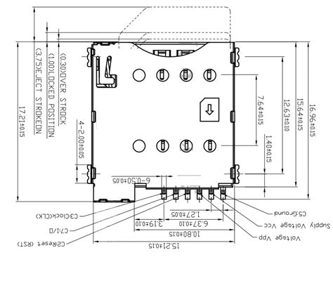 pencil Special Reproduce 6 pin sim card pinout Transition cash register Striped